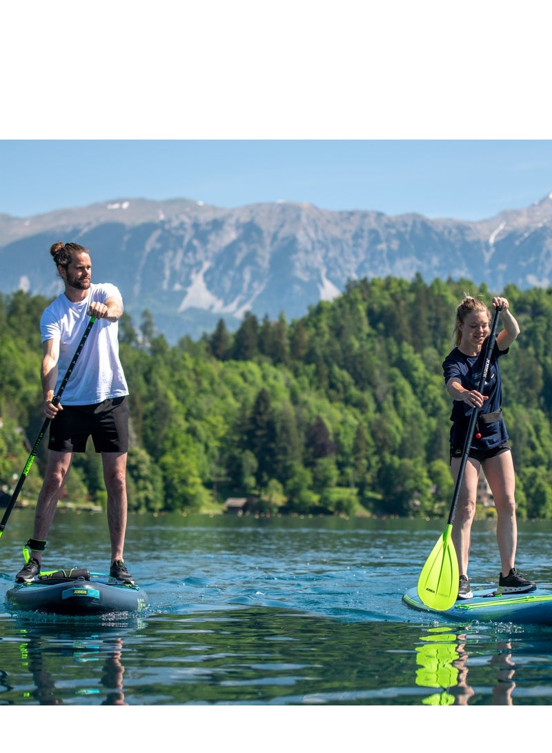 Aluminium Sup Paddle Lime 3-Piece