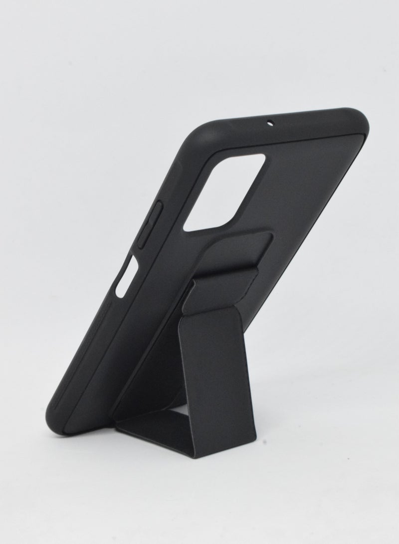 BORTONY Galaxy A03s Case, Fully Covered With Finger Grip Stand Holder Anti Slip Shockproof Protective Case Cover For Samsung Galaxy A03s - Image 2