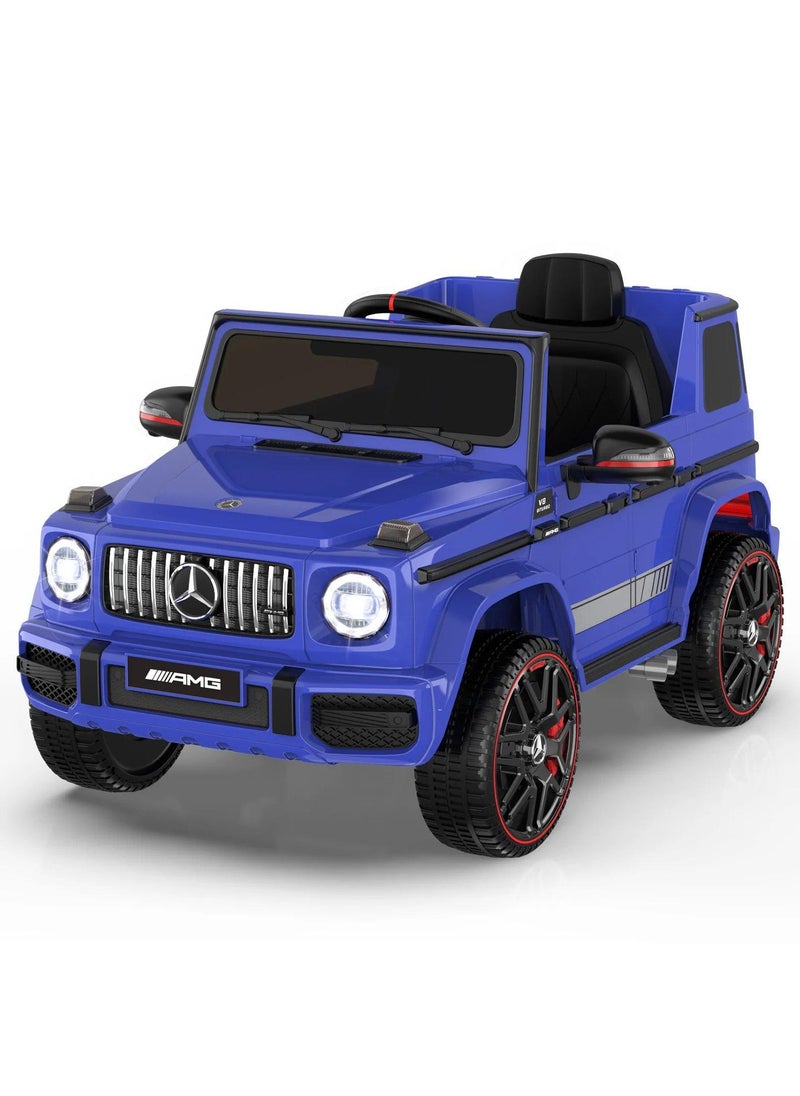 Mercedes-Benz 12V Mercedes Benz G63 Kids Ride on Car Jeep - Blue  - Image 1