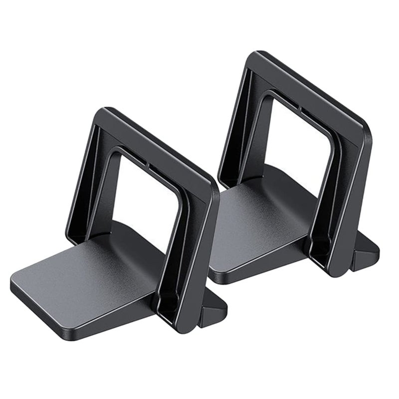 Ergonomic Laptop Stand Foldable Portable for Desk Stability Airflow and Posture Black - Image 2
