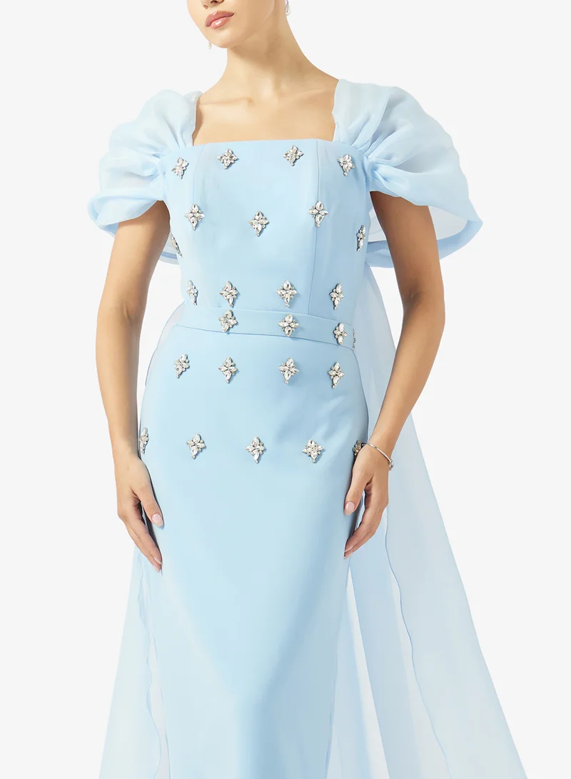 Akadia Fashion  Embellished Column Dress for Women | Best Price UAE