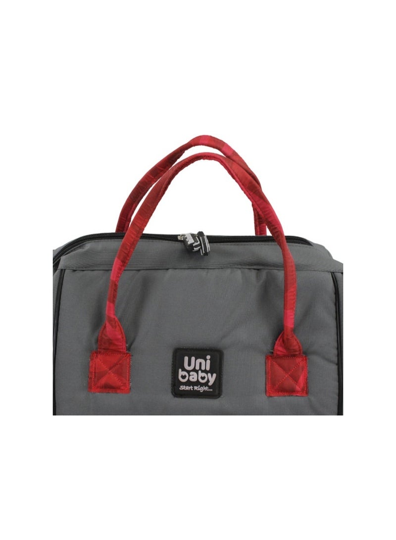 Uni Baby Diaper Bag – Floral Red - Image 3