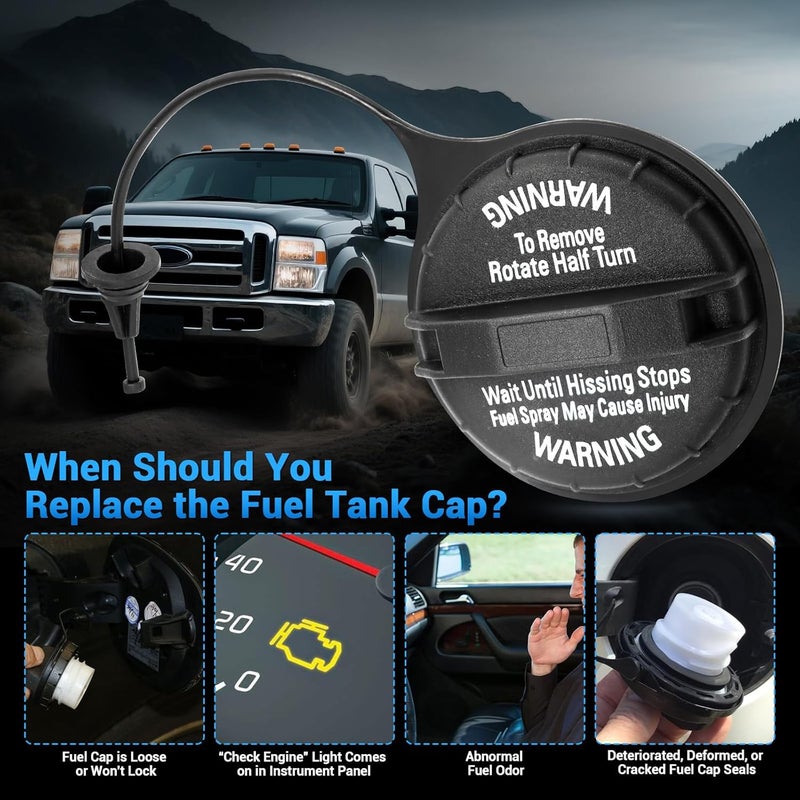 KUTTOLE FC920 Gas Cap for Ford Vehicles (1983-2007) - Image 2