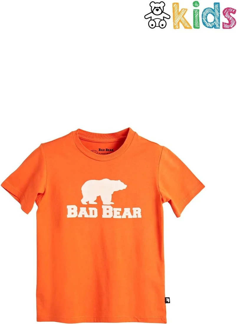 Bad Bear Bear Tee Kids Orange T-Shirt Children's T-Shirt