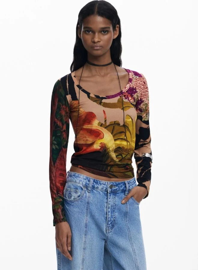 DESIGUAL T-Shirt Designed By Mr. Christian Lacroix