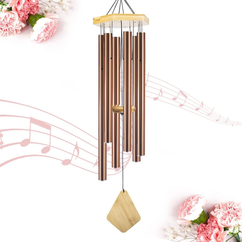 Howarmer Wind Chimes Outdoor Large Deep Tone, 36 Inches WindChimes Outdoor Memorial Wind Chime for Mom/Housewarming/Christmas, Windchime for Outside Garden, Patio, Home Decor - Image 1