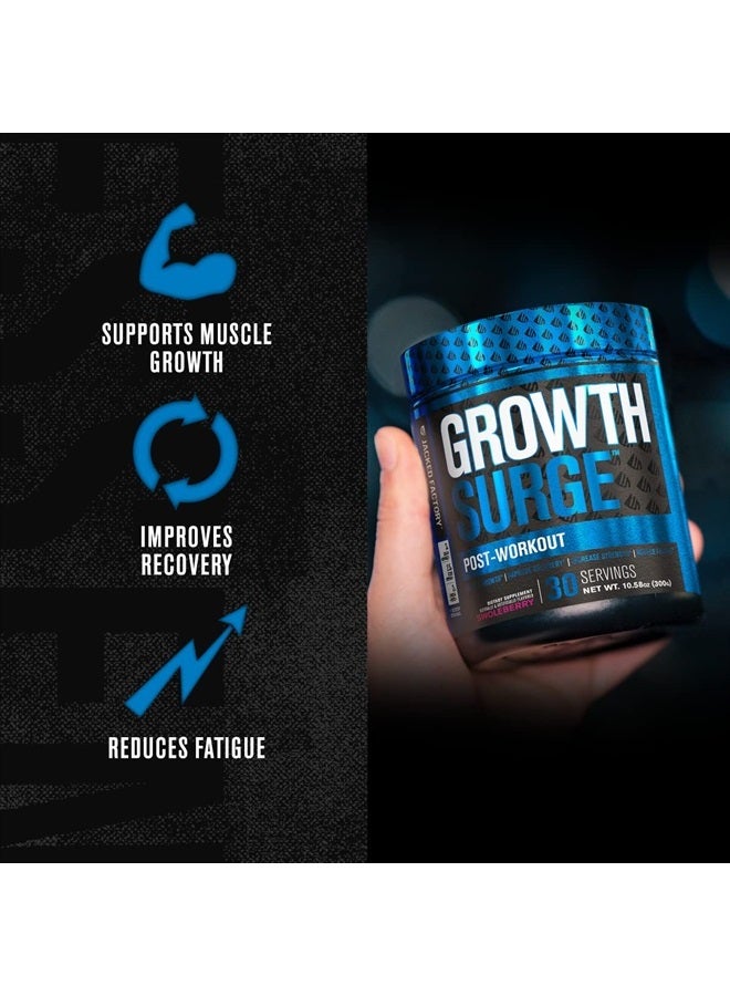 Jacked Factory Growth Surge Creatine Post Workout w/L-Carnitine - Daily Muscle Builder & Recovery Supplement with Creatine Monohydrate, Betaine, L-Carnitine L-Tartrate - 30 Servings, Fruit Punch  - Image 2