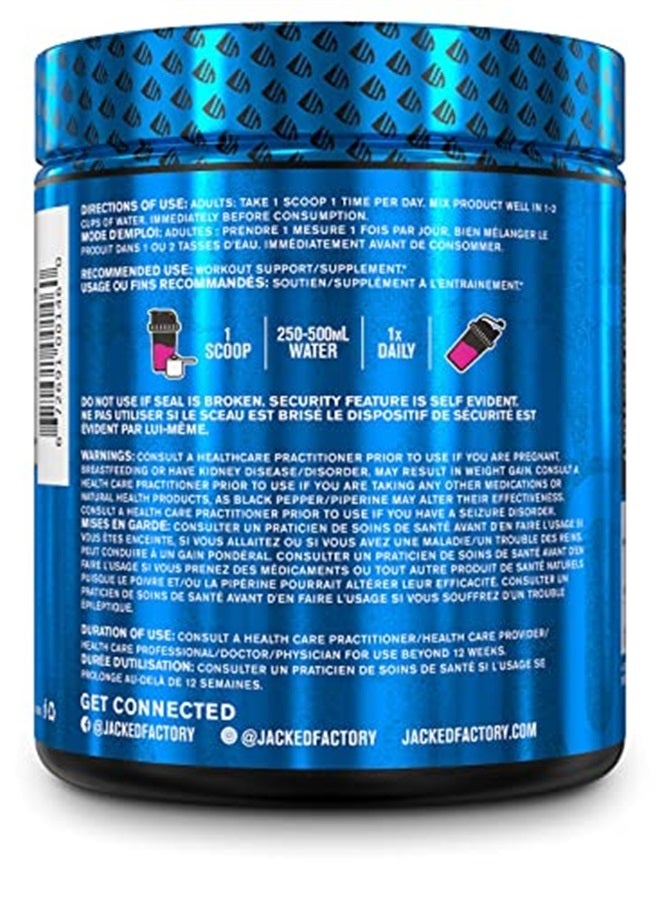Jacked Factory Growth Surge Creatine Post Workout w/L-Carnitine - Daily Muscle Builder & Recovery Supplement with Creatine Monohydrate, Betaine, L-Carnitine L-Tartrate - 30 Servings, Fruit Punch  - Image 5