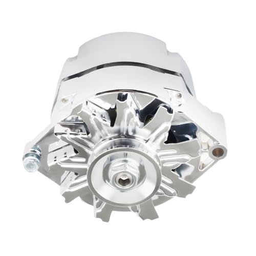 E EZEXPREZE New Chrome 1 Wire Self Exciting Alternator High Output 120Amp Replacement for GM 305 350 BBC SBC 10SI for Chevy for Buick Street Rod Hot Rod - Image 3