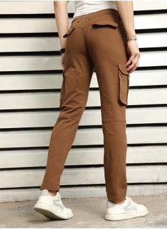 HIGH STAR Men Brown Trousers  - Image 4
