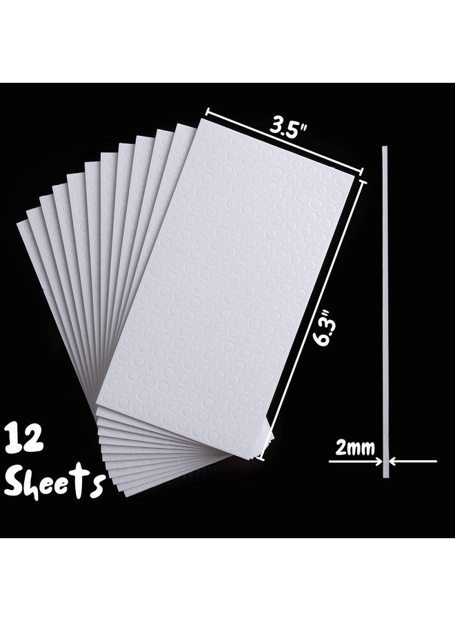 Mr. Pen - Foam Dots, 2400 Pcs, 12 Sheets, Adhesive Foam Dots, 3D Foam Dots, 3D Pop Dots, Dual-Adhesive 3D Foam, Foam Adhesive Dots, Foam Dots Double Sided Adhesive, Adhesive Dots, Adhesive Foam - Image 3