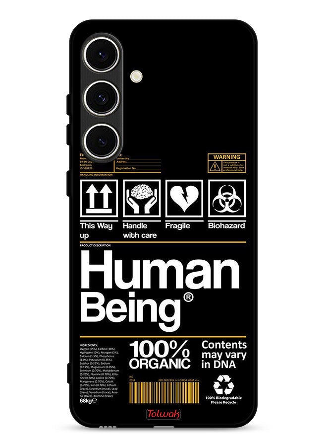 Tolwak Samsung Galaxy S24 FE 5G Protective Case Cover Human Being Sticker - Image 1