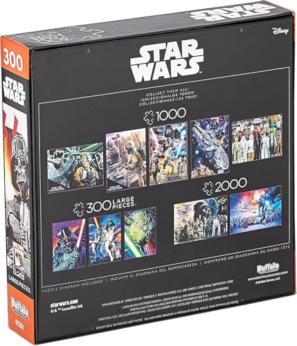 Buffalo Games Star Wars A Very Vader Christmas 300 Large Piece Jigsaw Puzzle Multi 2125L X 15W