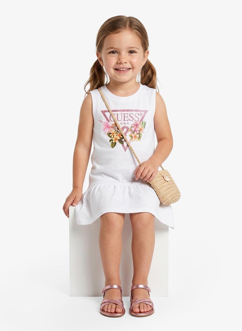 GUESS Kids Graphic Sleeveless Mini Dress - Image 1