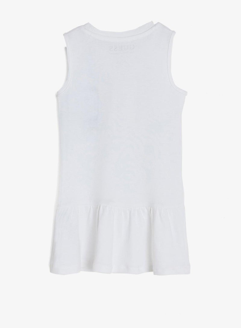 GUESS Kids Graphic Sleeveless Mini Dress - Image 3