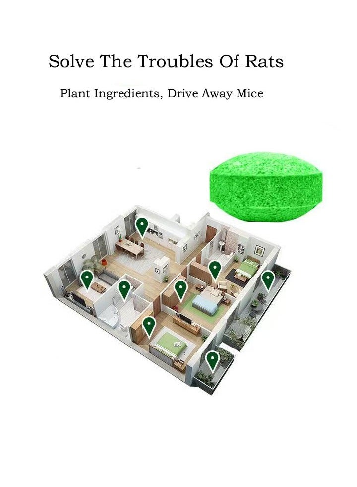 Generic 10 Packs Of Rat And Mouse Deworming Balls, Suitable For Home And Garden Protection, Natural Ingredients For Rat Deworming Balls, And Pest-repellent.  - Image 3