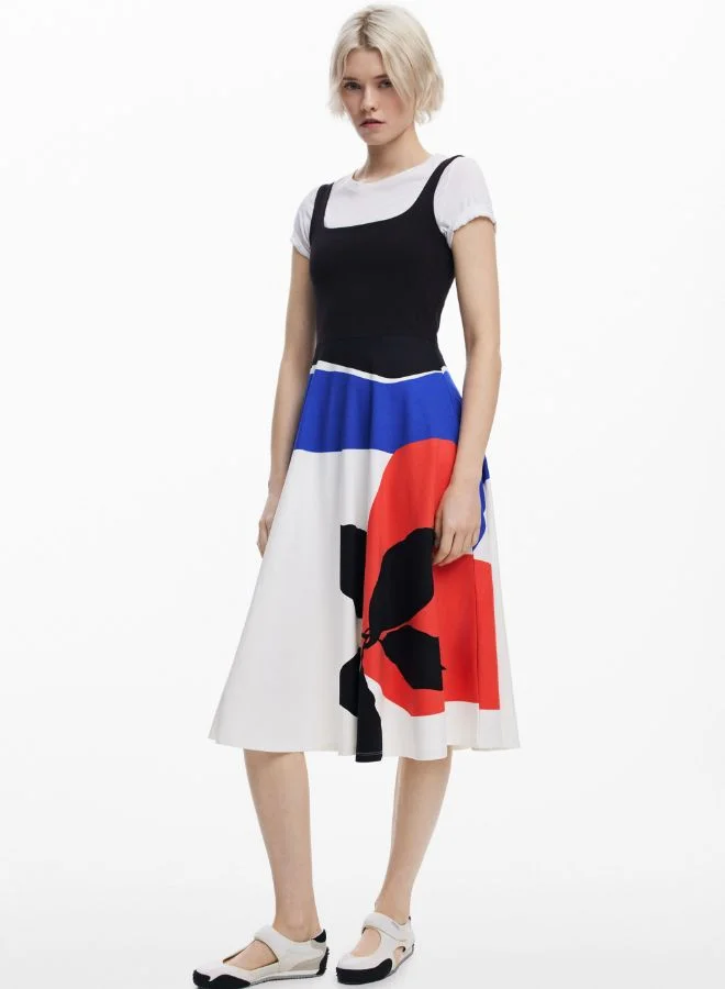 DESIGUAL Floral Print Dress