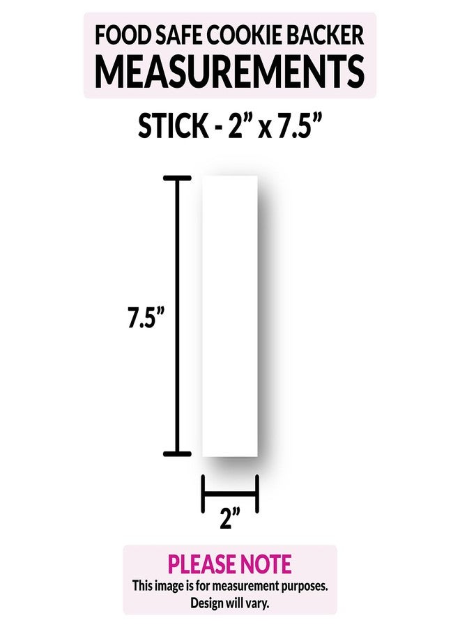 The Cookie Countess Inc The Cookie Countess Food Safe Cookie Backers 2" x 7.5", Pack of 50, Grease Resistant - Image 2