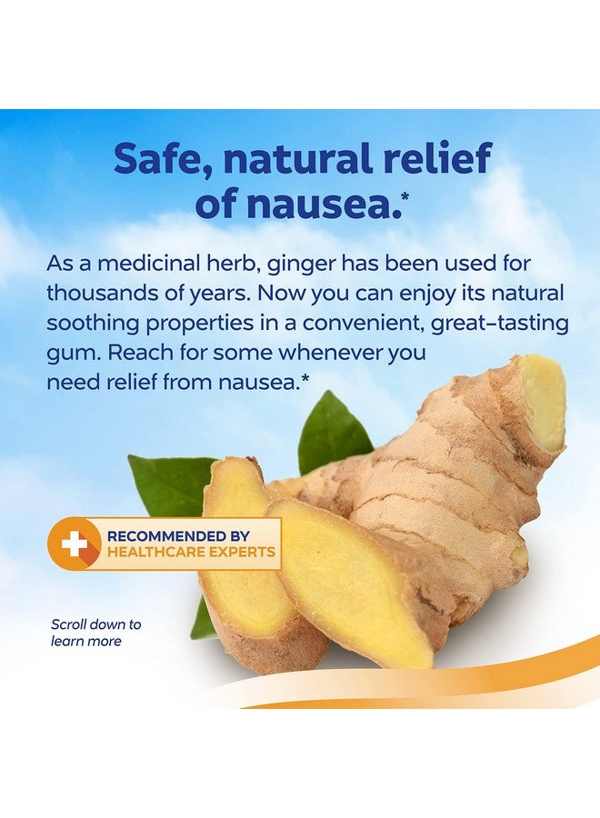 Sea-Band Anti-Nausea Ginger Gum For Motion & Pregnancy Morning Sickness, 24 Count - Image 2