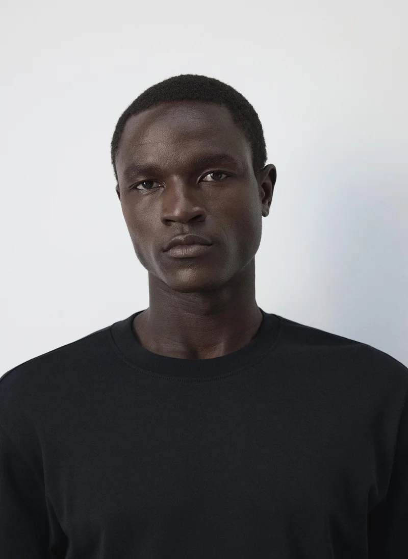 Mango Man  100% cotton T-shirt regular fit for Men | Best Price UAE