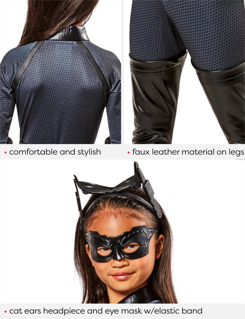 Rubies DC Batman The Dark Knight Rises: Catwoman Costume for Kids, Girl's Small - Image 2