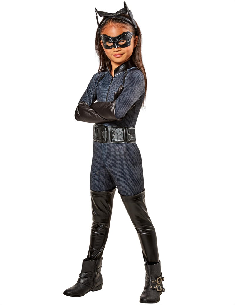 Rubies DC Batman The Dark Knight Rises: Catwoman Costume for Kids, Girl's Small - Image 4