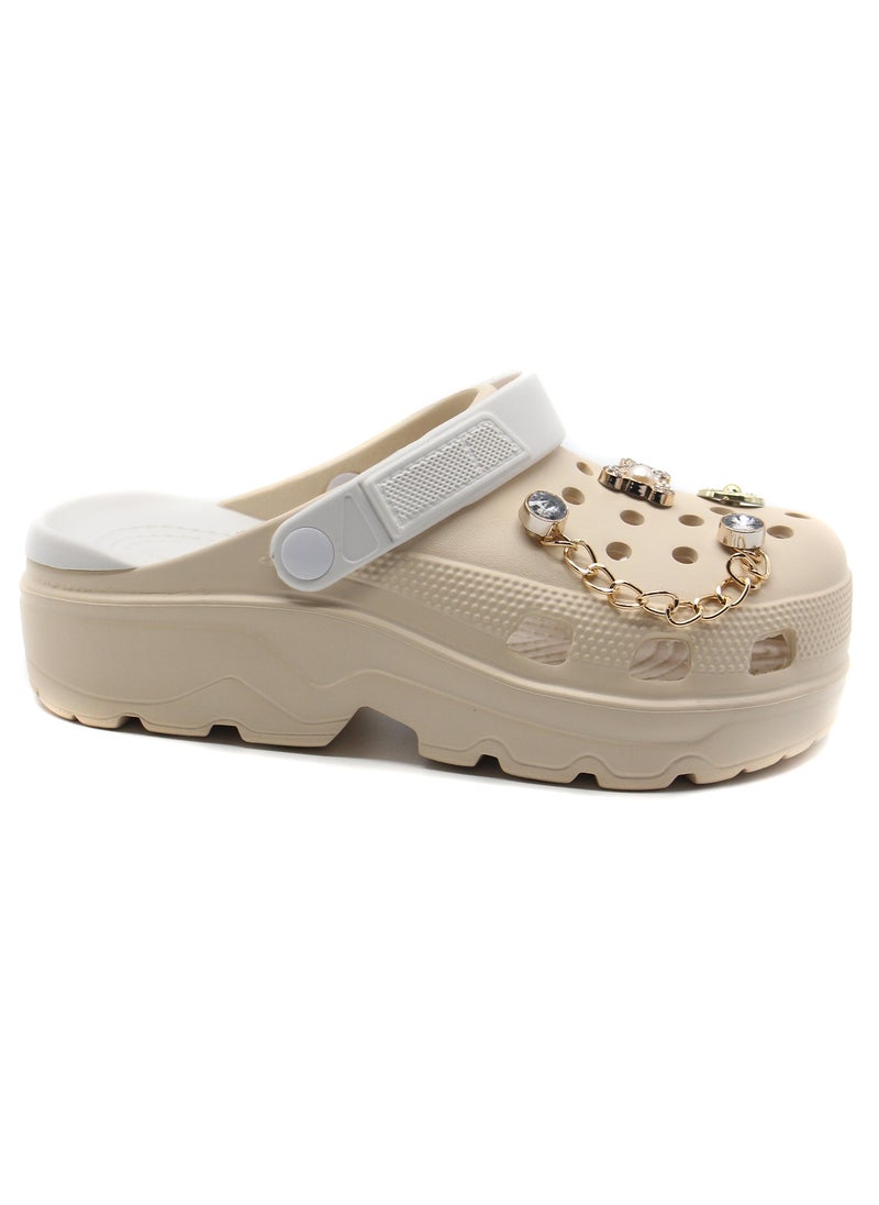 Kids Melody Women and Girls Clogs, Slip-On, Arch Support, High Heels Mules Clogs, Slide Wedge Sandals for Women's  - Image 1