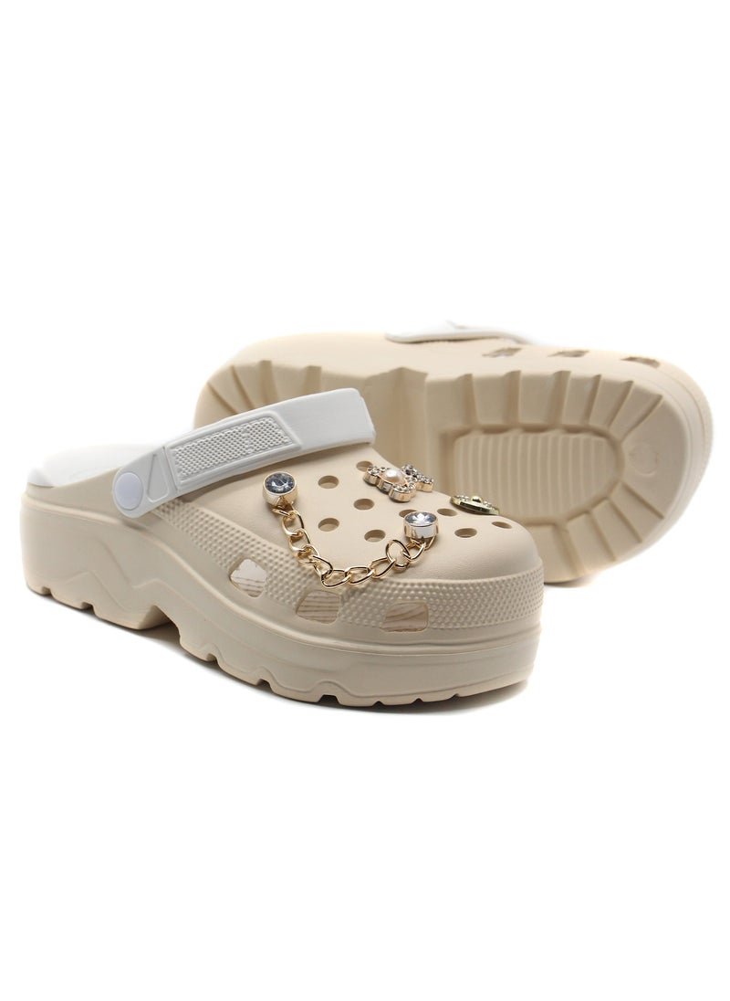 Kids Melody Women and Girls Clogs, Slip-On, Arch Support, High Heels Mules Clogs, Slide Wedge Sandals for Women's  - Image 3