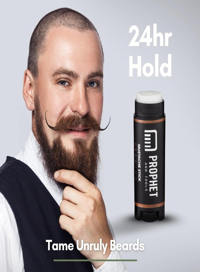 Prophet and Tools Level 3 Strong Hold Beard & Hair Wax - 24-Hour Hold for Shaping & Styling, Easy Wash Out - Includes Mustache Styling Stick - Image 5