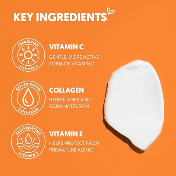 By Nature Vitamin C + Collagen Face Cream Cleanser - Daily Makeup Remover and Facial Wash from New Zealand (7 Oz) - Image 5