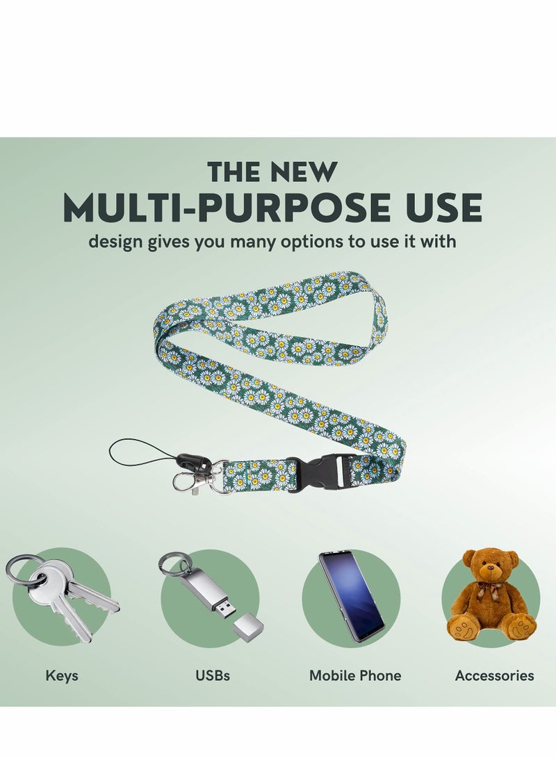 حامل شارة الهوية القابل للسحب مع حزام - ألياف ناعمة أنيقة ومشبك معدني وإبزيم قوي للممرضات والمعلمين والمزيد - Image 5