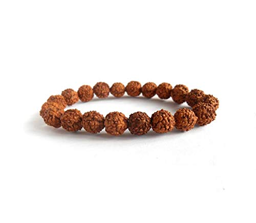 RDK Original Rudraksha Bracelet 8 mm with 20 Beads for Men and Women (Pack of 1) - Image 1