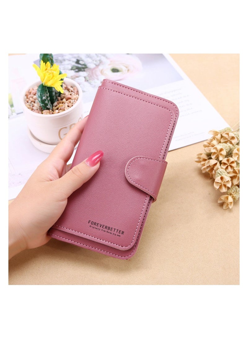 Forever young Ladies Wallet Women Leather Clutch Purse Credit Card Coin Holder 