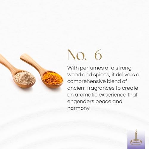Gonesh - Classic Collection - Non-Toxic 10” Slow Burn Wood & Spice Aromatic Sticks - No. 6-100 Pack - Image 2