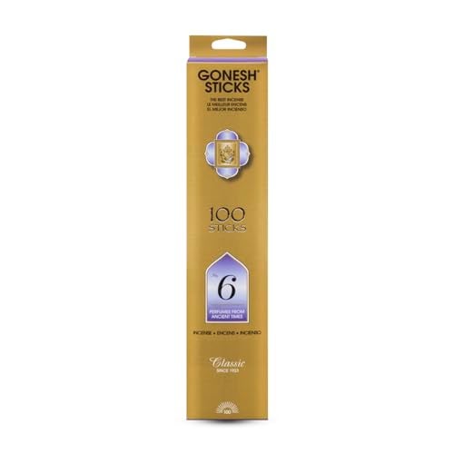 Gonesh - Classic Collection - Non-Toxic 10” Slow Burn Wood & Spice Aromatic Sticks - No. 6-100 Pack - Image 1