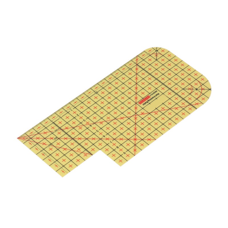 KEARING Hot Ironing Ruler 160℃ High Temperature Resistant Plastic Soft Ironing Tool - Convenient Measurement Easy Hem Measurement for Sewing Quilting - Image 4