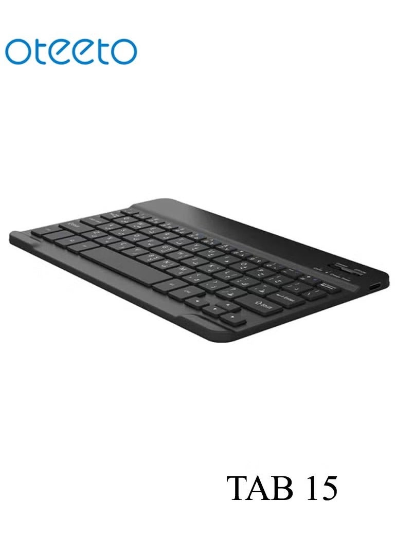 Oteeto TAB 15 10.1" Android 13 Tablet with Keyboard Stylus & Case Slim 5G Dual SIM LTE Octa Core Tablet with 8GB RAM 512GB ROM 6000mAh Battery INCELL Display Front & Rear Camera USB C Budget Android Tab for Students Gaming Zoom Learning & Travel