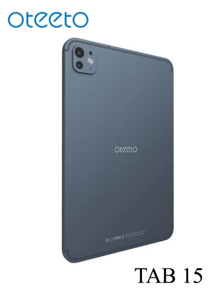 Oteeto TAB 15 10.1" Android 13 Tablet with Keyboard Stylus & Case Slim 5G Dual SIM LTE Octa Core Tablet with 8GB RAM 512GB ROM 6000mAh Battery INCELL Display Front & Rear Camera USB C Budget Android Tab for Students Gaming Zoom Learning & Travel