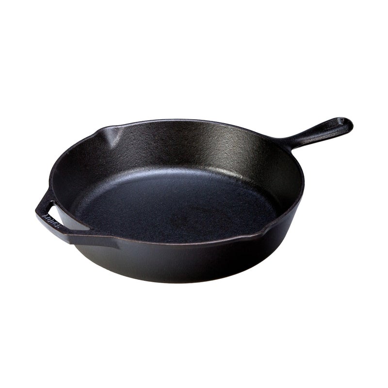 Lodge Seasoned Cast Iron Skillet - PFAS-Free, Non-Toxic Cookware - Use with an Oven, Stove, Grill, or Campfire - Naturally Non-Stick & Oven Safe - 12 Inches - Image 2