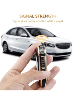 Generic Kia Key Fob Cover, Key Case Shell Compatible with Kia Cerato Ceed Forte NIRO Sorento Seltos Sportage Soul Telluride Remote Smart Key Protector (Black)  - Image 5