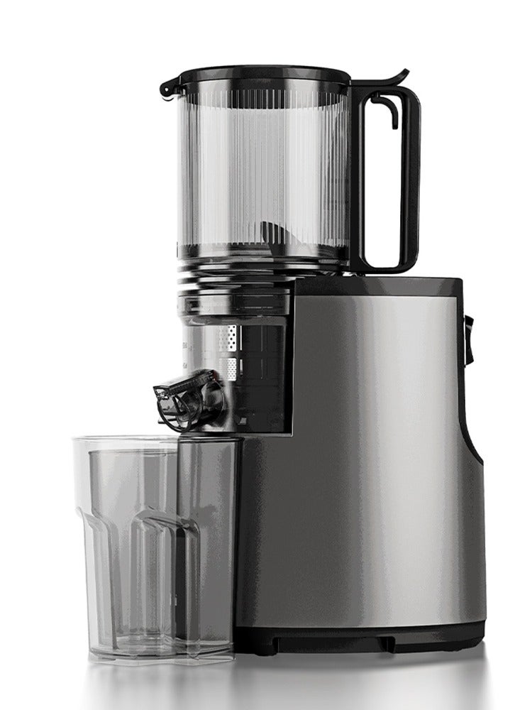 Saachi Slow Juicer with Oversized Feed Chute, Full Copper Motor, Advanced Juice-Pomace Separation with Slow Squeeze Technology, 700ml Pulp Container, 1000ml Juice Container, Designed with Safety-Lock, Cooling System and BPA-Free Materials 250 W NL-JU-4075-GY Grey - Image 5
