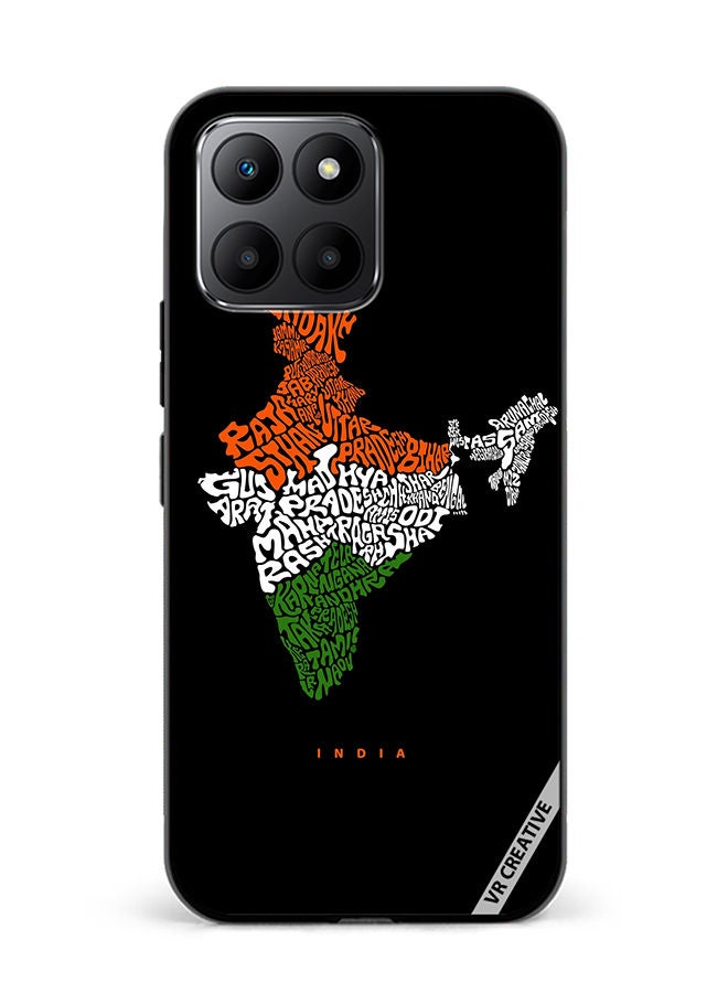 VR CREATIVE Protective Case Cover For Honor 70 Lite India Map With All Indian States Name Design Multicolour - Image 1