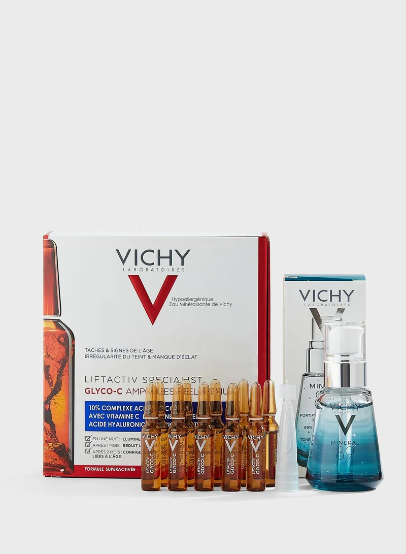 VICHY Liftactiv Glyco C 30 ampoules + Mineral 89 30ml Free (EXCLUSIVE)