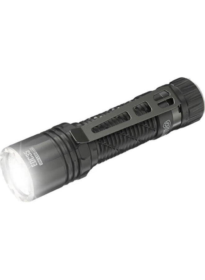 NITECORE مصباح البحث التكتيكي Edc35، للمشي في الهواء الطلق، تسلق الجبال، التخييم، مصباح يدوي واقي - Image 1