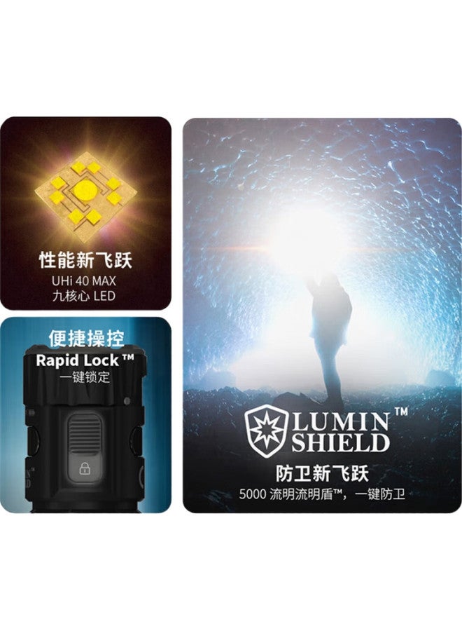 NITECORE مصباح البحث التكتيكي Edc35، للمشي في الهواء الطلق، تسلق الجبال، التخييم، مصباح يدوي واقي - Image 3