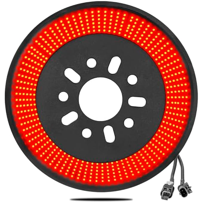 NKCELL POWER Spare Tire Brake Red Led Light For 20182025 Jeep Wrangler Jl Jlu PlugNPlay 405Pcs Led Wheel Light 3Rd Third Brake Rear Tail Stop Light For Jeep Wrangler Accessories - Image 2