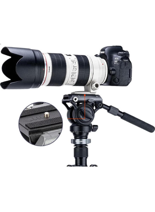 Fotopro Mh-6S Tripod, Monopod, Photography And Videography, Dslr Camera, Hydraulic Head - Image 1
