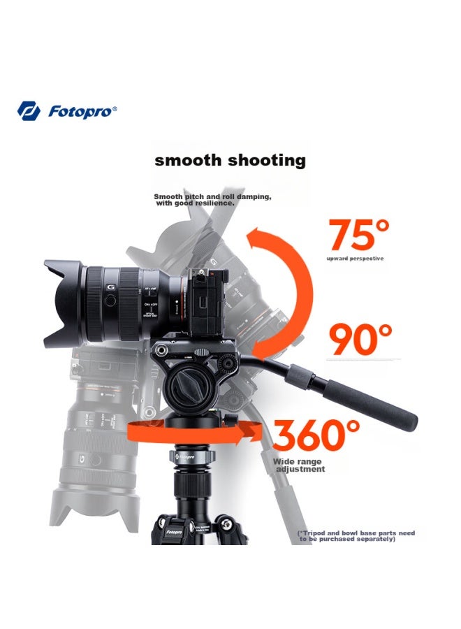 Fotopro Mh-6s Tripod, Monopod, Photography And Videography, Dslr Camera, Hydraulic Head - Image 3