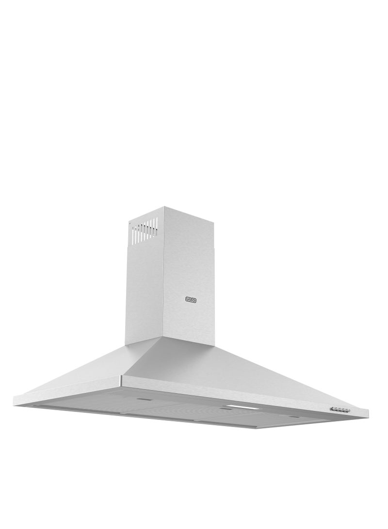Usto Built-in Cooker Hood, 90 cm, 500 M³/H, Pyramid, Turkish, Carbon Filter, Steel - ASH 90 P SS