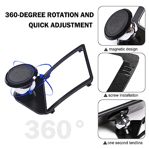 LLKUANG حامل هاتف محمول للسيارة LLKUANG متوافق مع BMW 3 4 سلسلة M3 M4 F30 F31 F32 F33 F34 F36 F80 F82 F83 حامل هاتف دوار بزاوية 360 درجة ملحقات (مغناطيس) - Image 5